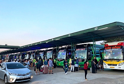 Bến xe Đức Long Gia Lai phục vụ 33.000 khách về quê đón Tết