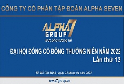 NQ HĐQT thông qua ngày tổ chức ĐHĐCĐ thường niên năm 2022