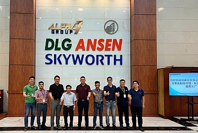 DLG Ansen đón tiếp lãnh đạo cấp cao Tập đoàn Skyworth Thiết Bị Chiếu Sáng