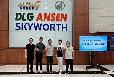 CÔNG TY DLG ANSEN VINH DỰ ĐÓN TIẾP ĐOÀN KHÁCH HÀNG SKYWORTH TỪ HOA KỲ ĐẾN THAM QUAN VÀ LÀM VIỆC
