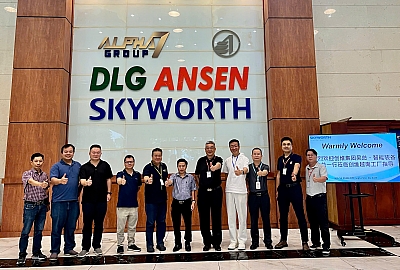 Chuyến thăm của lãnh đạo cấp cao Skyworth khẳng định một lần nữa chiều sâu hợp tác chiến lược với Ansen Electronics