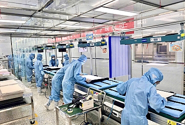 Nhà máy Ansen Electronics Việt Nam rộn ràng sản xuất đơn hàng sau Tết Nguyên đán